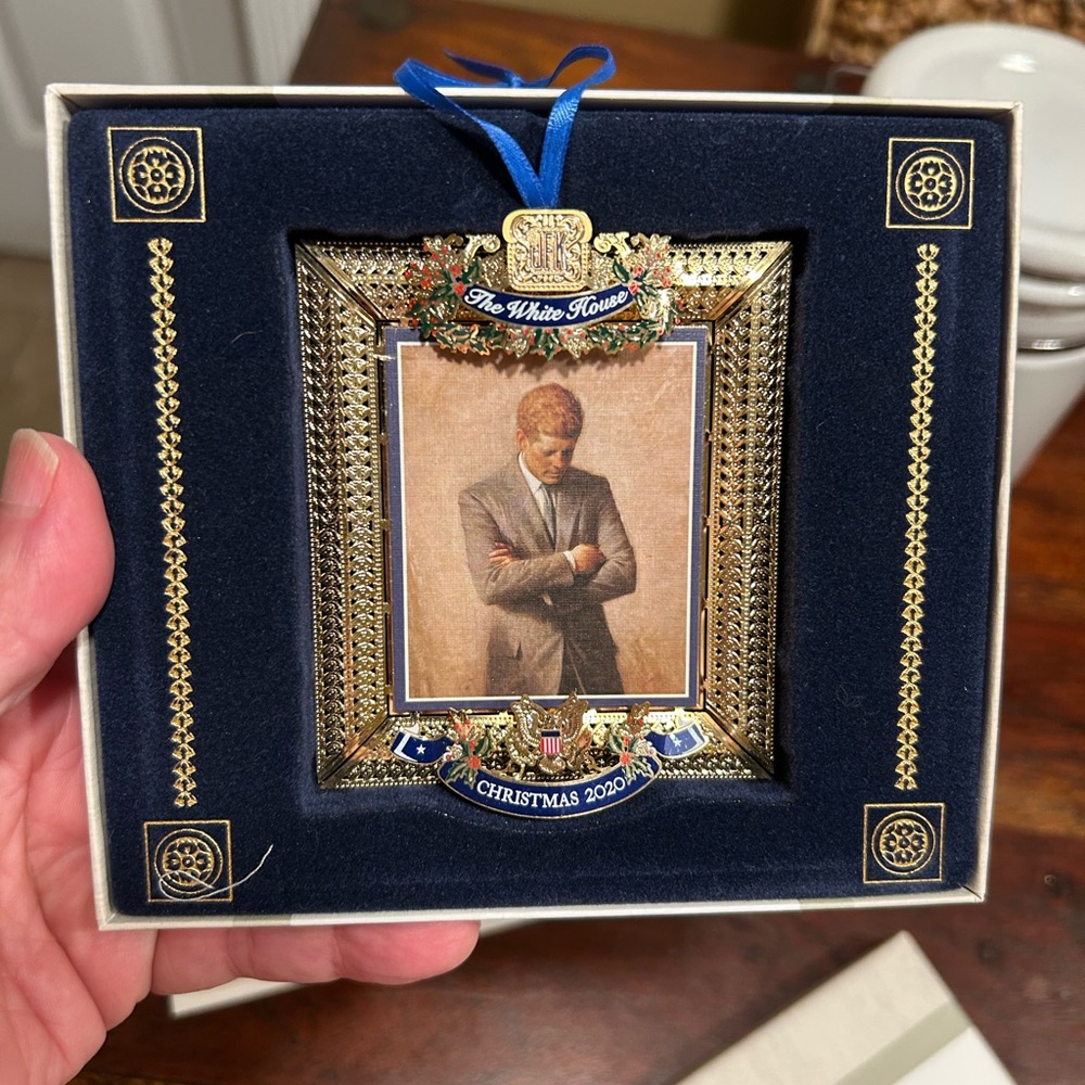 2020 White House John F Kennedy Christmas Ornament